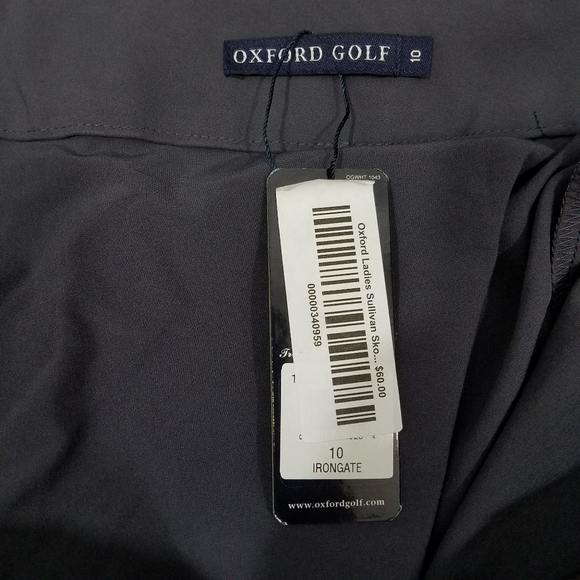 Oxford Golf Irongate Gray Skort 10 NWT - Picture 3 of 9